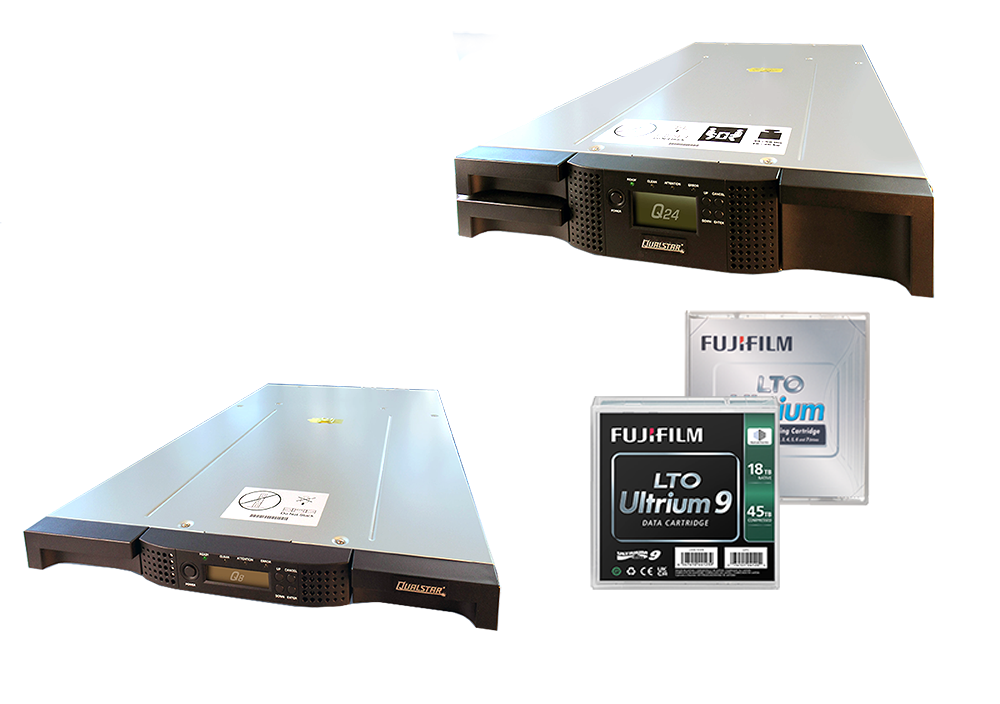 Qualstar Libraries mit 8 & 24 Einsch&uuml;ben