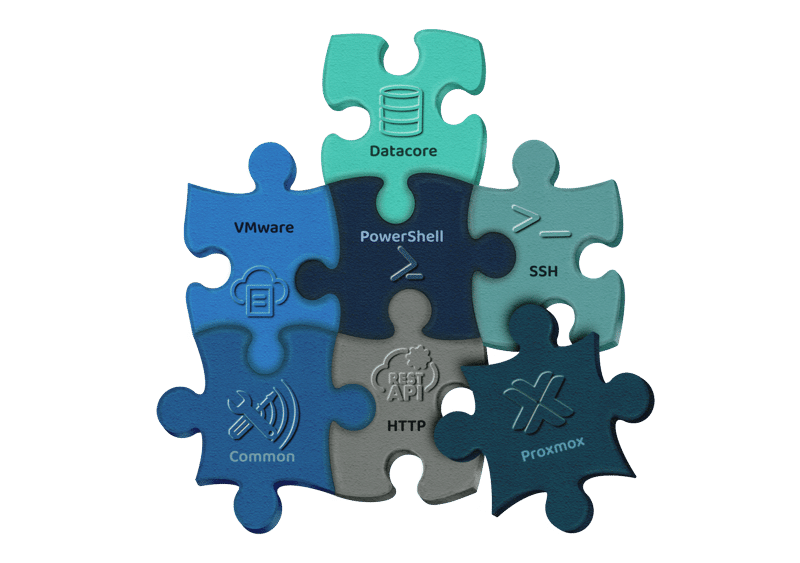 Puzzle Module mit Proxmox800