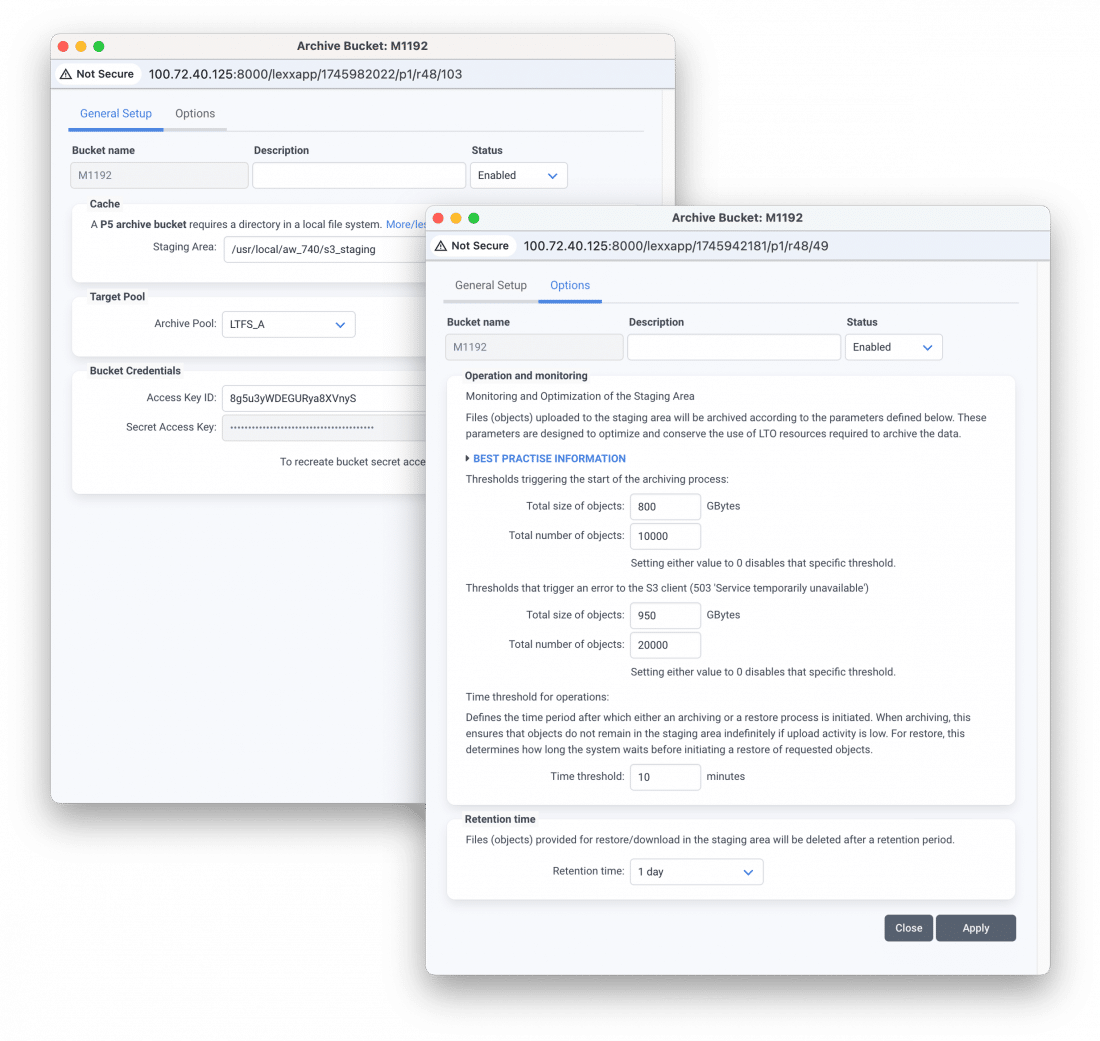 S3-object-archive-settings S3-object-archive-settings