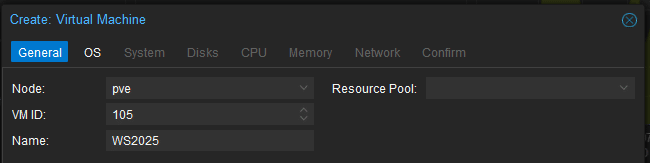 Proxmox VM erstellen1 Proxmox VM erstellen1