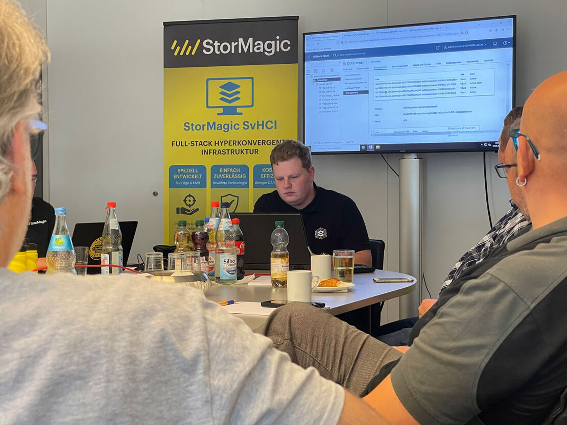 Patrick Weber bei Live-Demo Patrick Weber bei Live-Demo