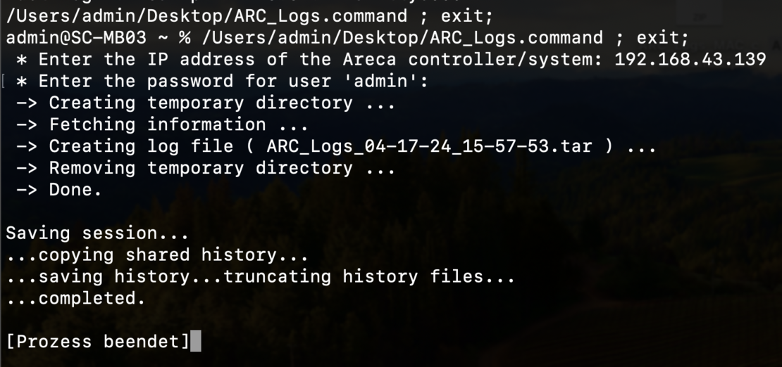 ARC_Logs.comand ausführen1 ARC_Logs.comand ausführen1