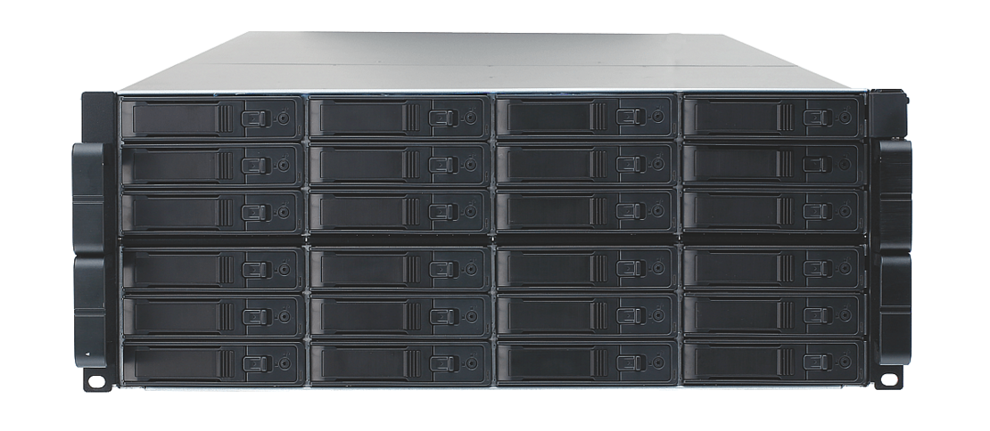 RAIDdeluxe RDL-JS24S12-R4 JBOD mit 24 LFF-Einschüben RAIDdeluxe RDL-JS24S12-R4 JBOD mit 24 LFF-Einschüben