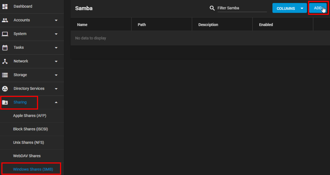 SMB Share - Freigabe 1 SMB Share - Freigabe 1