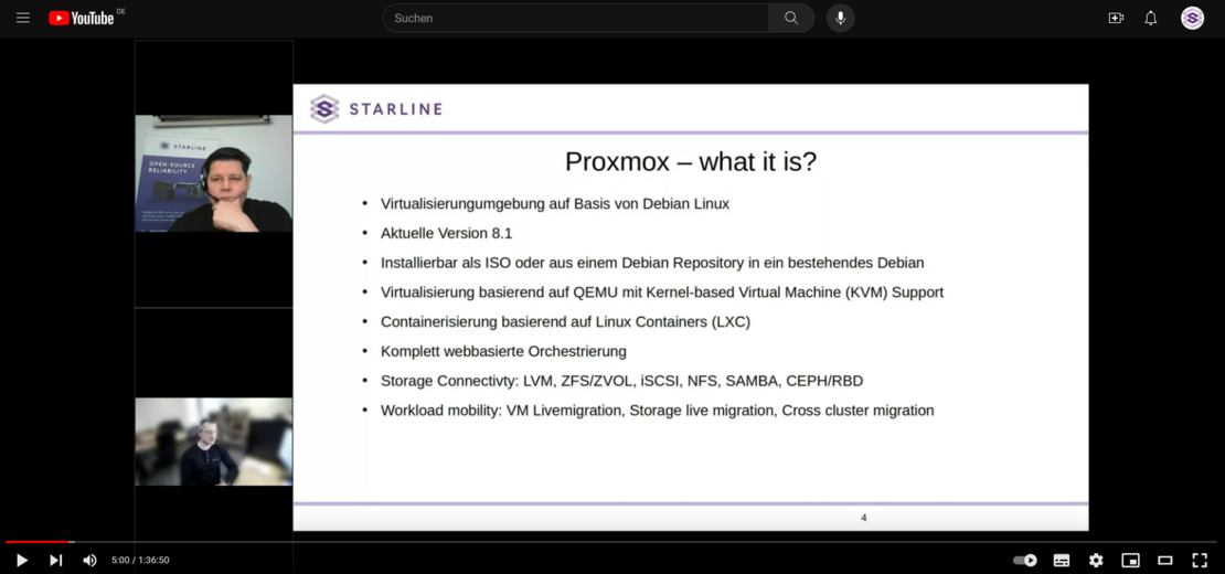 Proxmox Webinar Screenshot Proxmox Webinar Screenshot