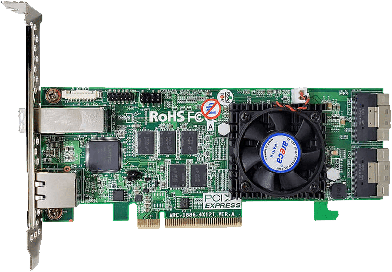 Areca Tri-Mode-Controller ARC-1886-4x12i Areca Tri-Mode-Controller ARC-1886-4x12i