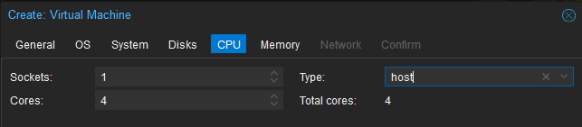 Proxmox VM erstellen5 Proxmox VM erstellen5