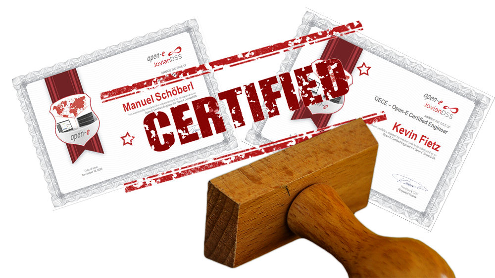 Certified Engineer Open-E Certified Engineer Open-E