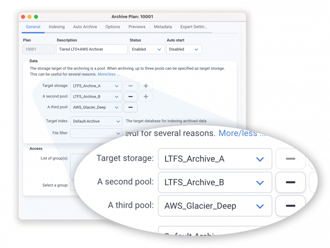 Archiware P5 MultiPool Archiving Archiware P5 MultiPool Archiving