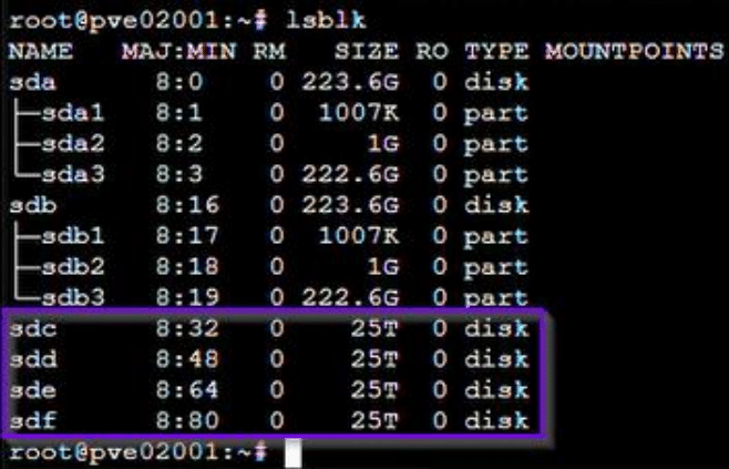 Proxmox - iSCSI_FC Multipath Setup mit LVM1 Proxmox - iSCSI_FC Multipath Setup mit LVM1