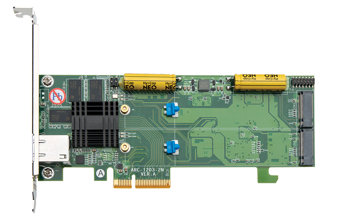 Areca ARC-1203-2N: RAIDy, steady, go! OS-Spiegel-Controller für Server und NAS. ARC-1203-2N