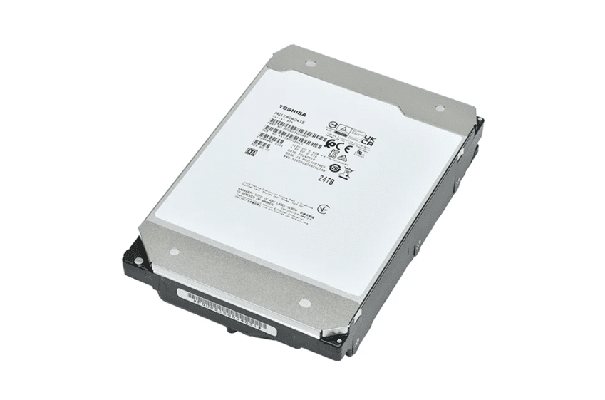 50 Jahre Innovationen im HDD-Bereich: Die MG11-Serie von Toshiba bietet natürlich auch mit dem 24TB-Modell ein hohes Niveau an Leistung und Qualität. Toshiba MG11-series 24TB
