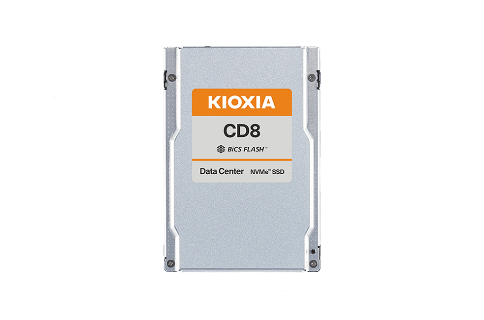 NVMe-Rechenzentrum-SSDs aus der CD8-Serie von KIOXIA für hohe Lesevolumen. Kioxia cd8 NVMe
