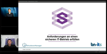 VMShutdownManager im Webinar