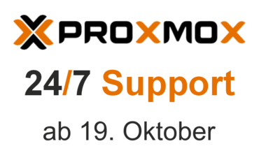 Proxmox Support ab Oktober