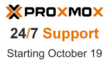 Proxmox 24/7 Support starting October