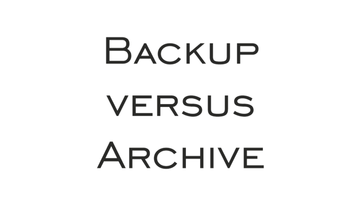 Backup_vs_Archive Backup_vs_Archive