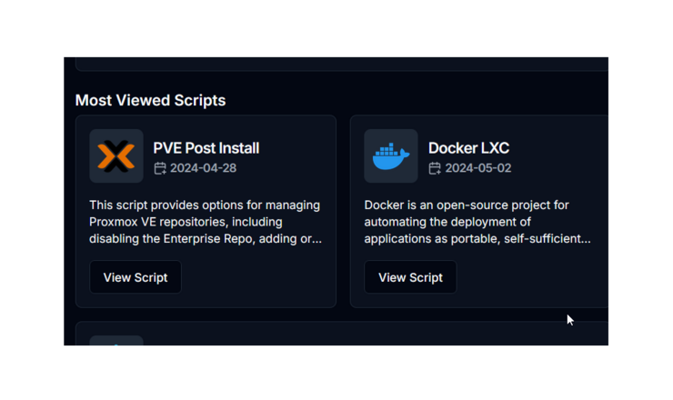 Proxmox VE Helper-Scripts